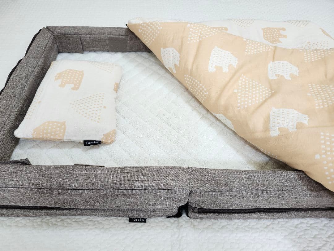 ファルスカ コンパクトベッドFree/メランジブラウン【2024年12月購入】