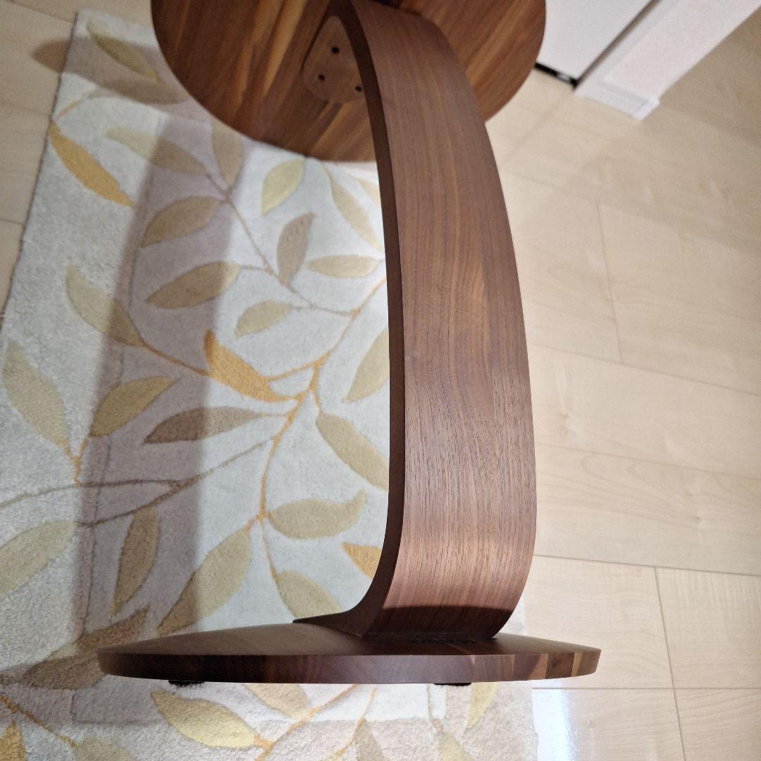 カリモク正規品 サイドテーブル TUO107 天然木ウォールナット材ナチュラル色