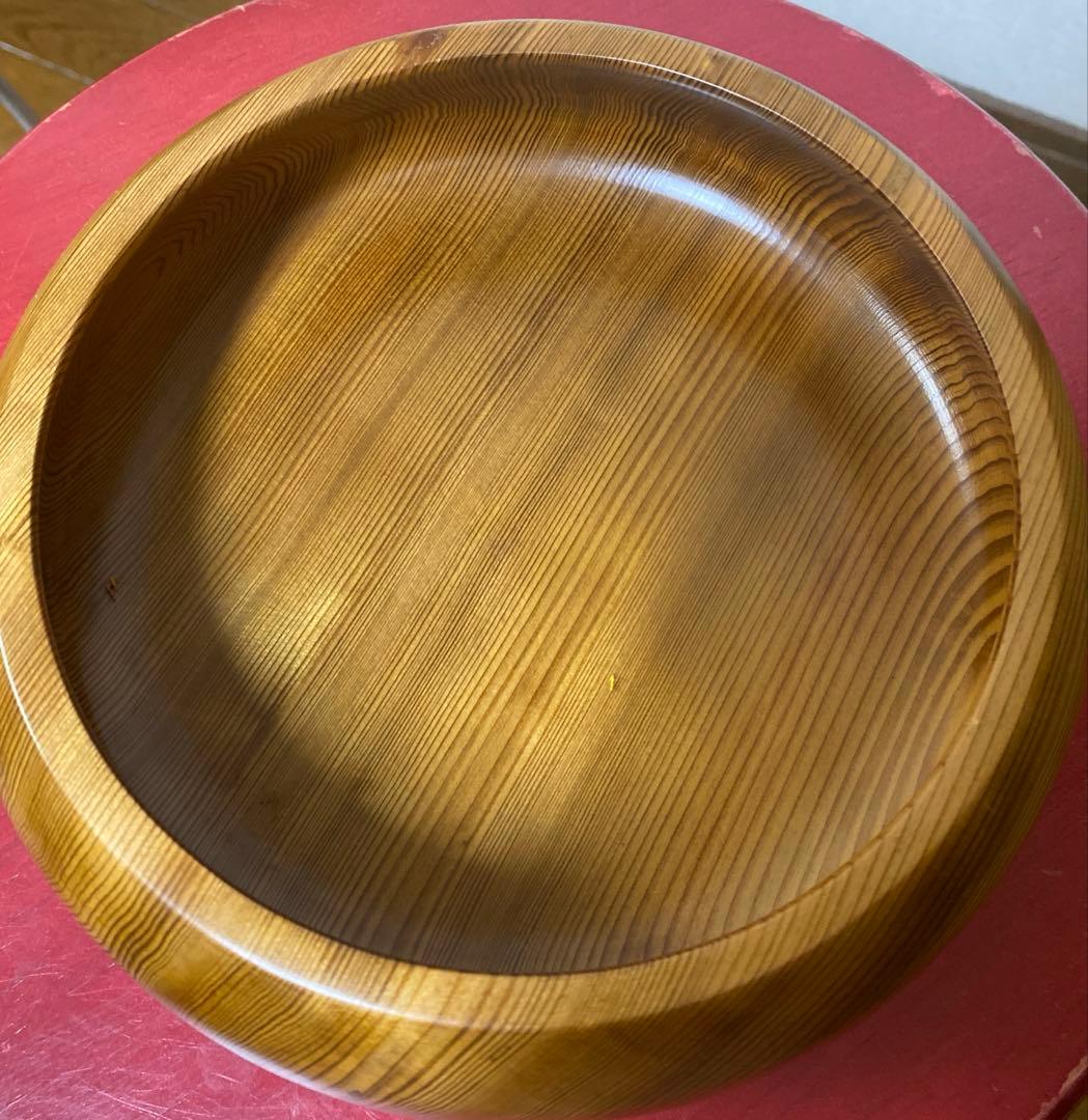 値下げ！銘木屋久杉　無垢　高級菓子器　靖修作
