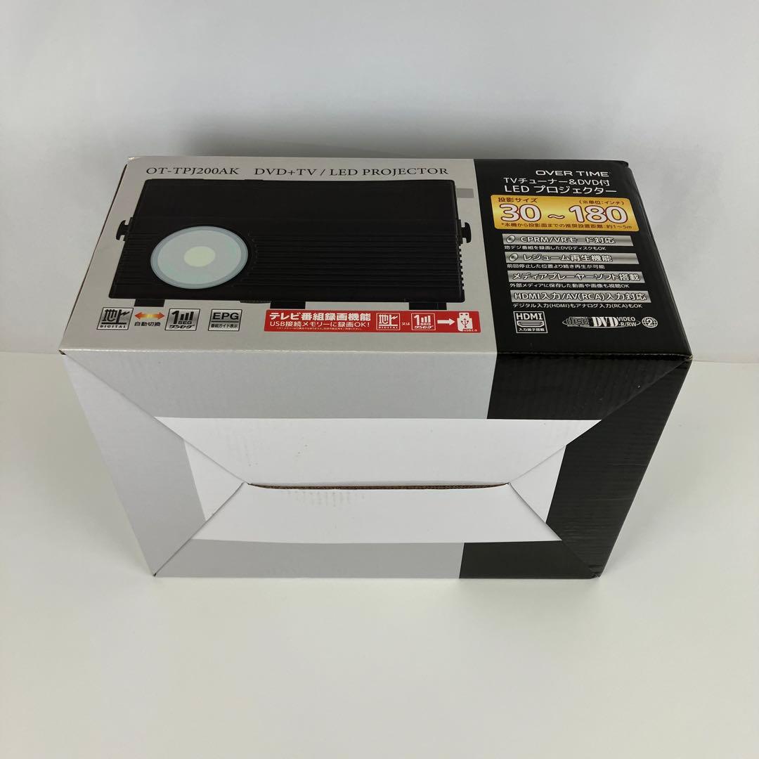 【新品】TVチューナー＆DVD付 LEDプロジェクター OT-TPJ200AK