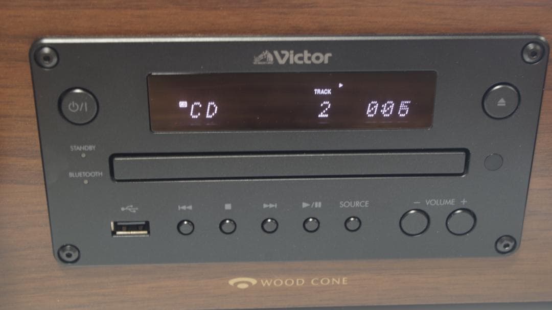 A3654 Victor WOOD CONE ミニコンポ EX-D6