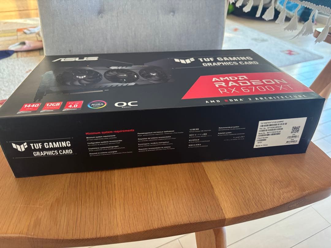 ASUS Radeon RX 6700 XT グラフィックスカード