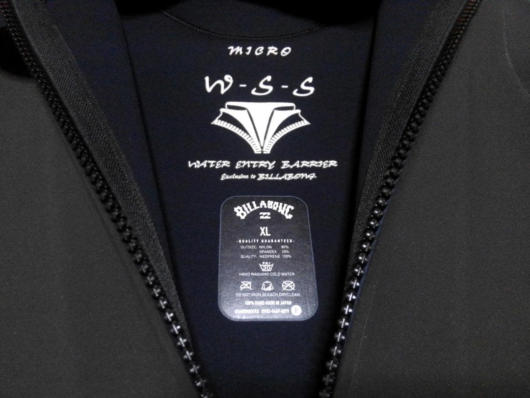 試着のみ！ ビラボン BILLABONG セミドライ フルスーツ ウェットスーツ