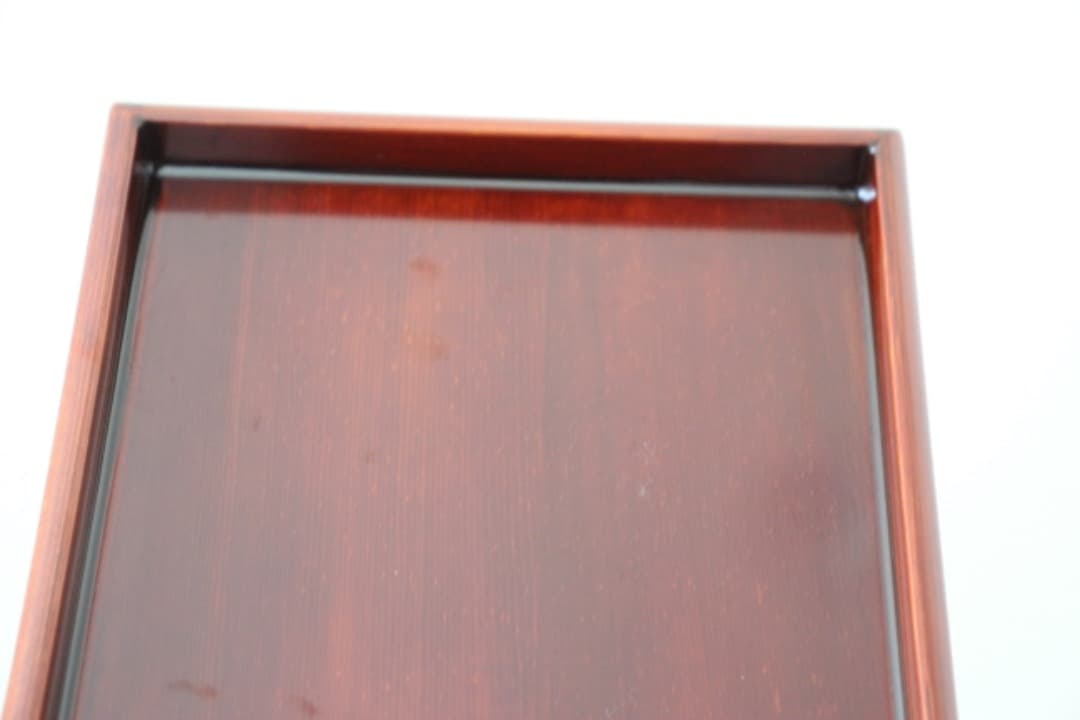 未使用・箱入　佐藤阡郎（せんろう）　切溜三段　木製　漆器　箱