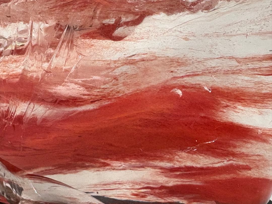 マーブル模様が綺麗なレッドオブシディアン（紅曜石）　約1Kg 具体的な答えを導く