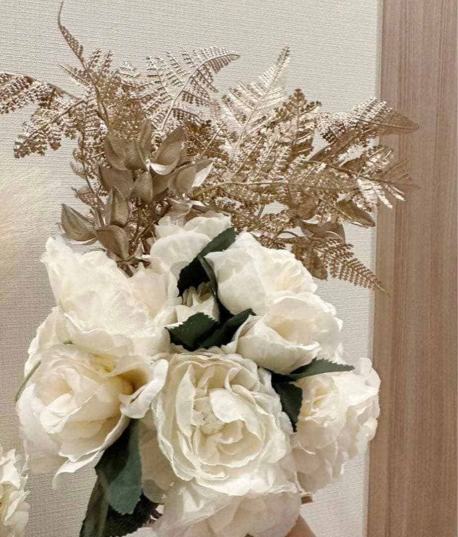 華やか素敵な　大量　造花セット　高級感ある大人roomやウェディングに...