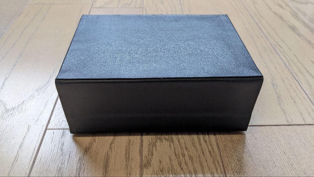 ◆未使用◇YANASE 革製 アクセサリーケース 黒 ノベルティ ヤナセ◆