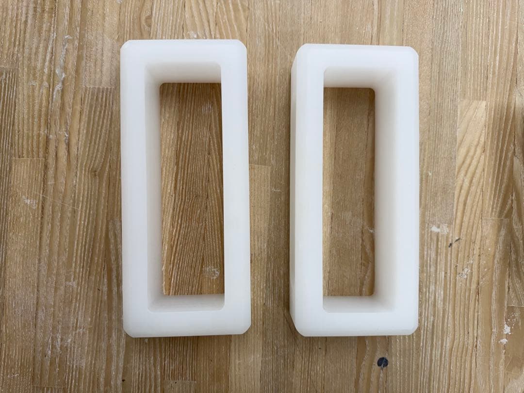 型抜き プラスチック製 長方形 2個セット