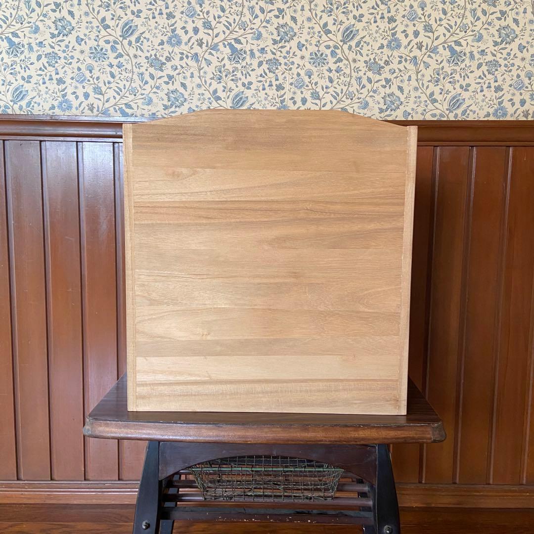 昭和レトロ　蝿帳　保管棚　小物棚　桐製　天然木　ナチュラルな生活　美品
