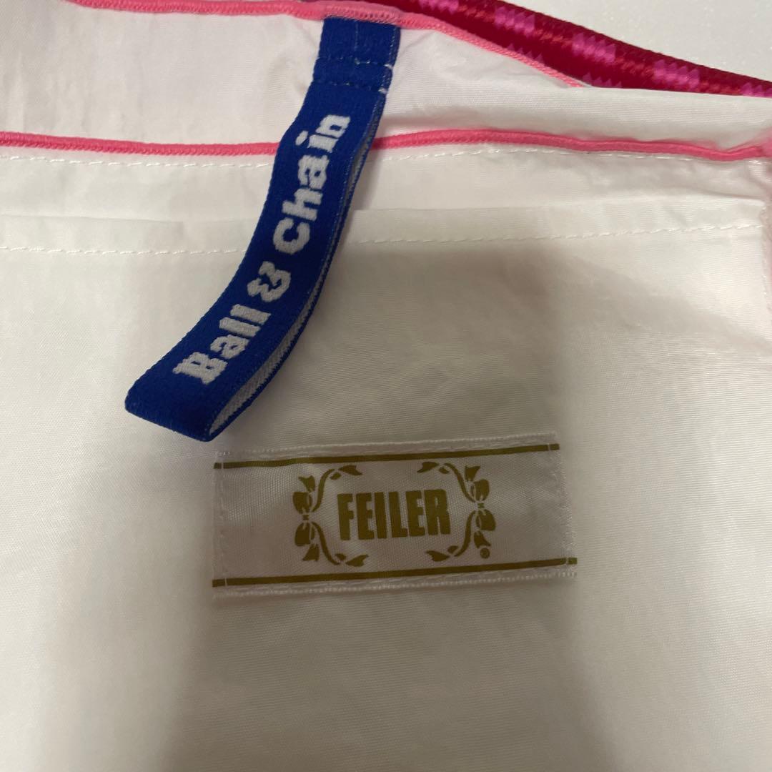 FEILER ハイジXボールアンドチェーン エコバッグ ホワイトL