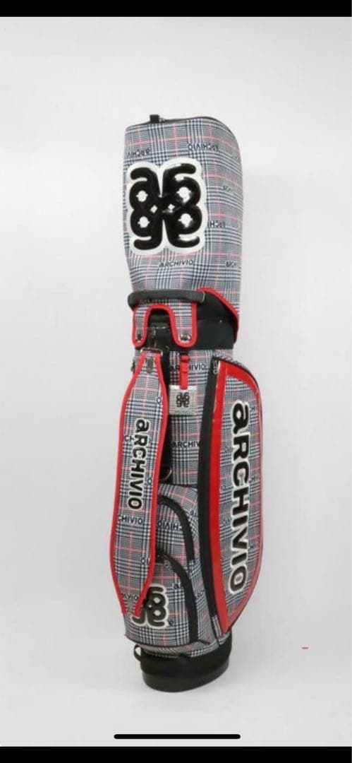 ARCHIVIO グレンチェック柄キャディバッグ