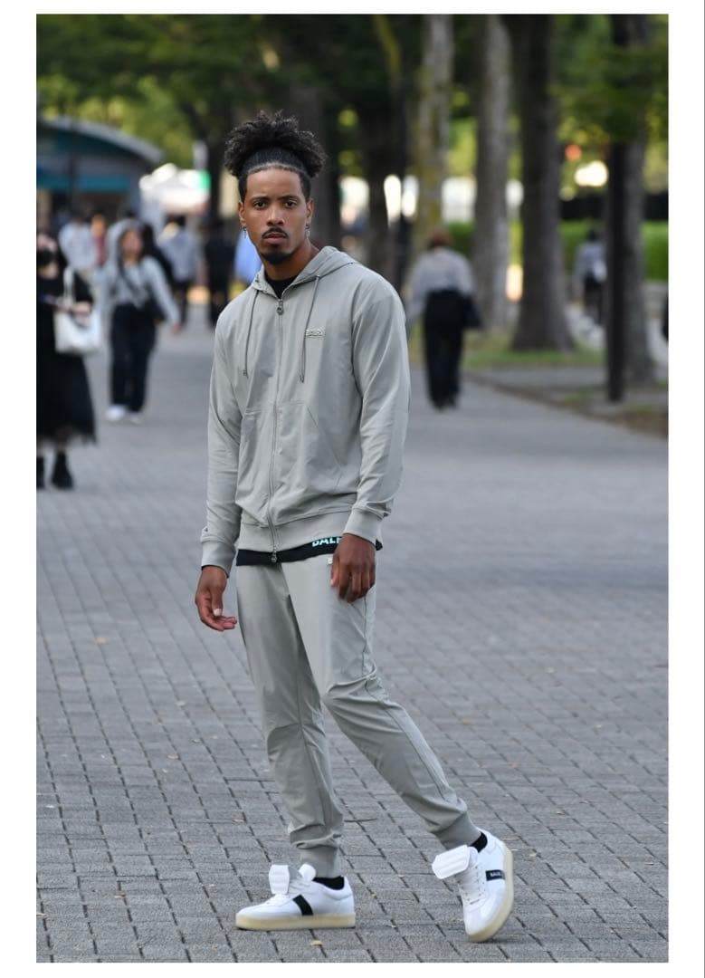 BALR. ストレッチナイロンパンツ　XXS DOVE GREY タグ付新品