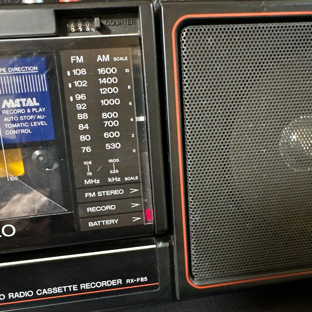 National ラジカセ RX- F85-2 分離型　 昭和レトロ　ジャンク