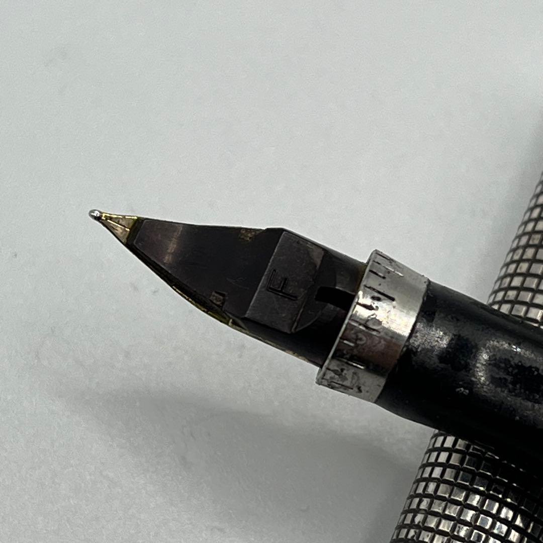 PARKER パーカー 万年筆 スターリングシルバー ペン先 14K F
