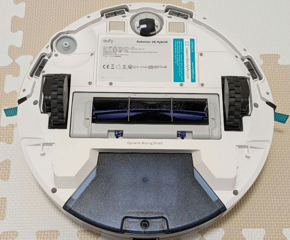 【美品】Eufy RoboVac X8 Hybrid（水拭未使用、予備部品多数）