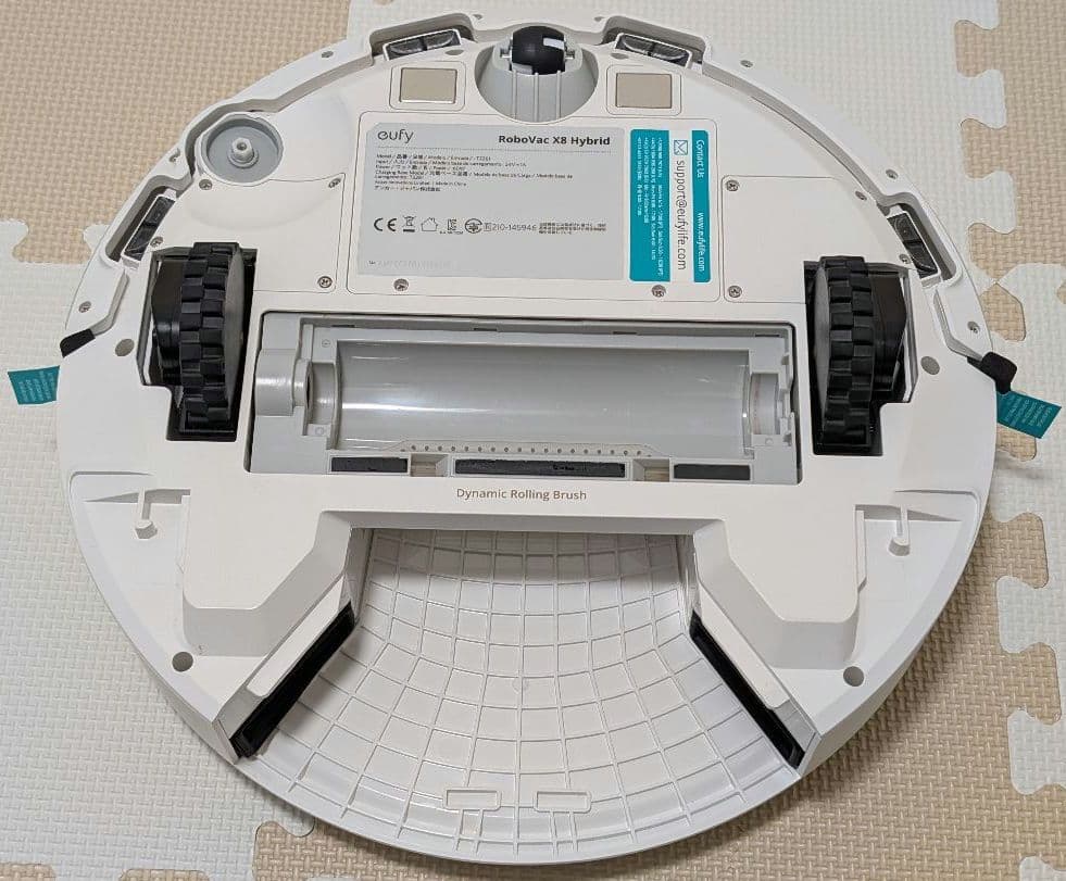 【美品】Eufy RoboVac X8 Hybrid（水拭未使用、予備部品多数）