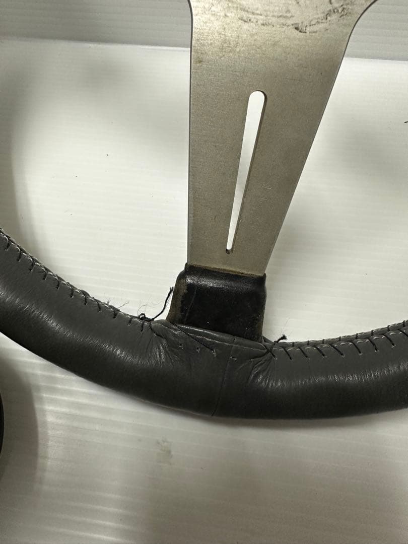 ナルディ　レザー巻き　370mm