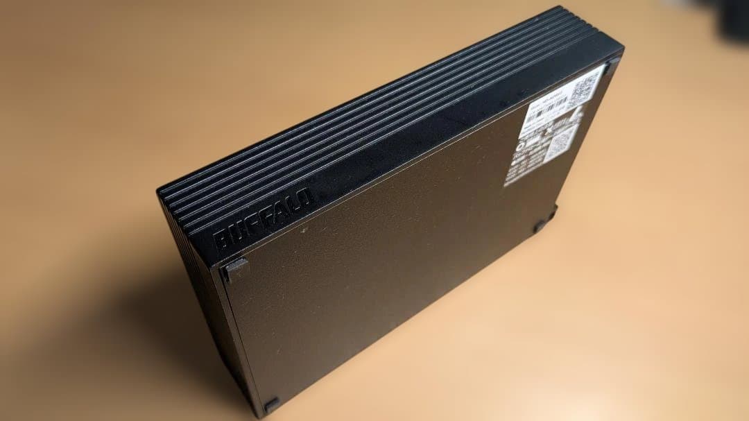 バッファロー 外付けHDD 4TB HD-AD4U3 付属品 ハードディスク