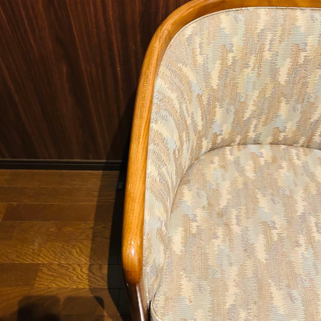 【良品】 シングルソファー 腰掛け椅子 家具 1人用椅子 ②