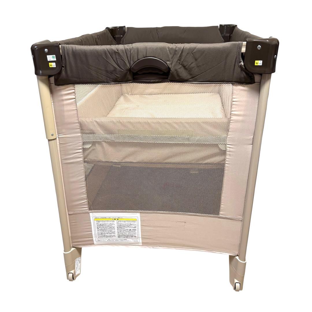 極美品 アップリカ Aprica ココネル COCONEL ベビーベッド ココア