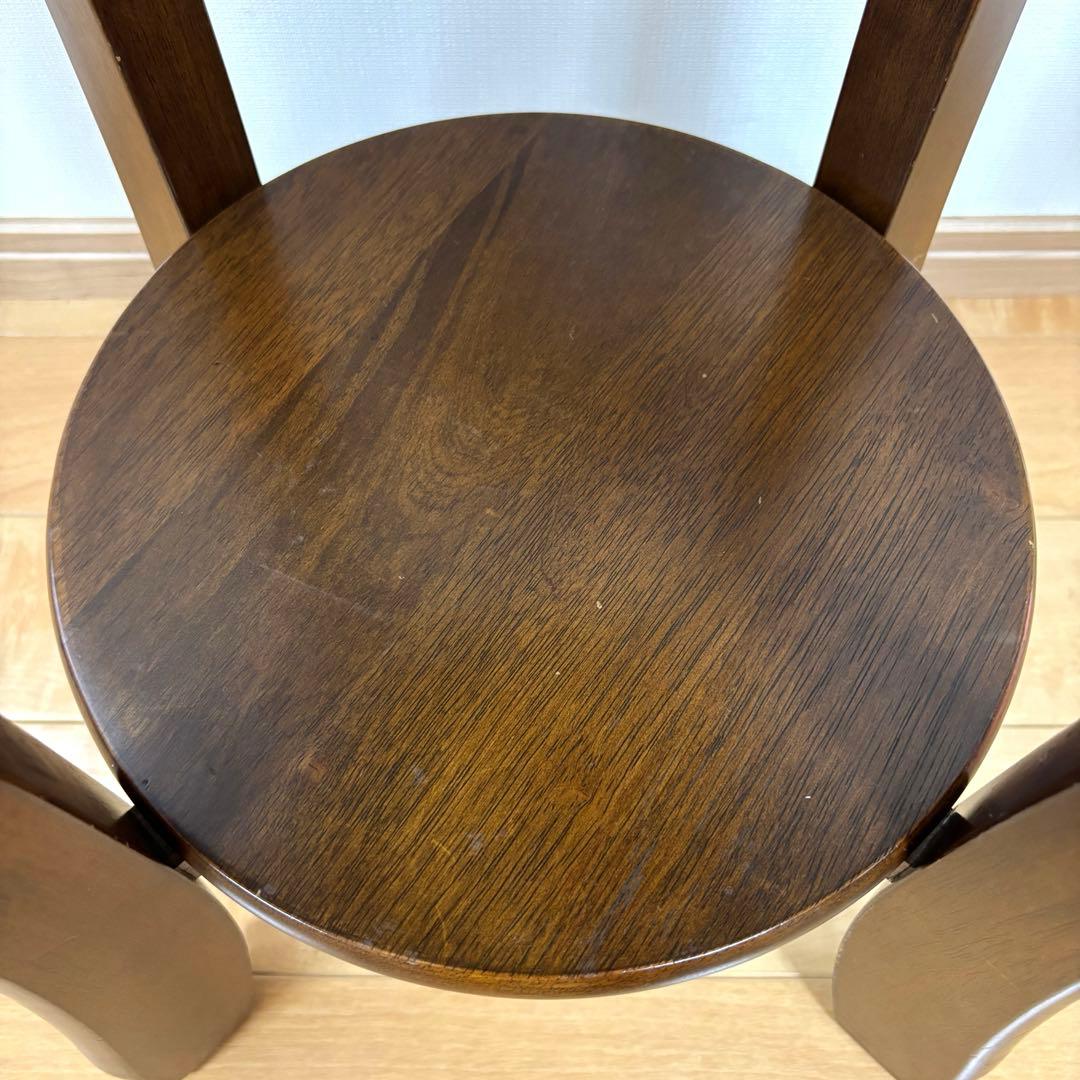 アンティーク 天然木 花台 サイドテーブル コンソールテーブル 飾り台 猫脚