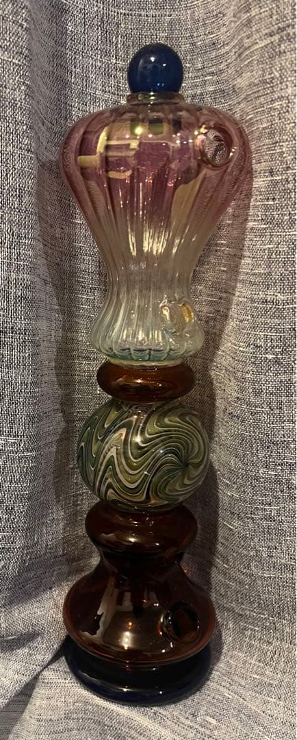 sendup 多色装飾ガラスオブジェ　センドアップ　お香立て