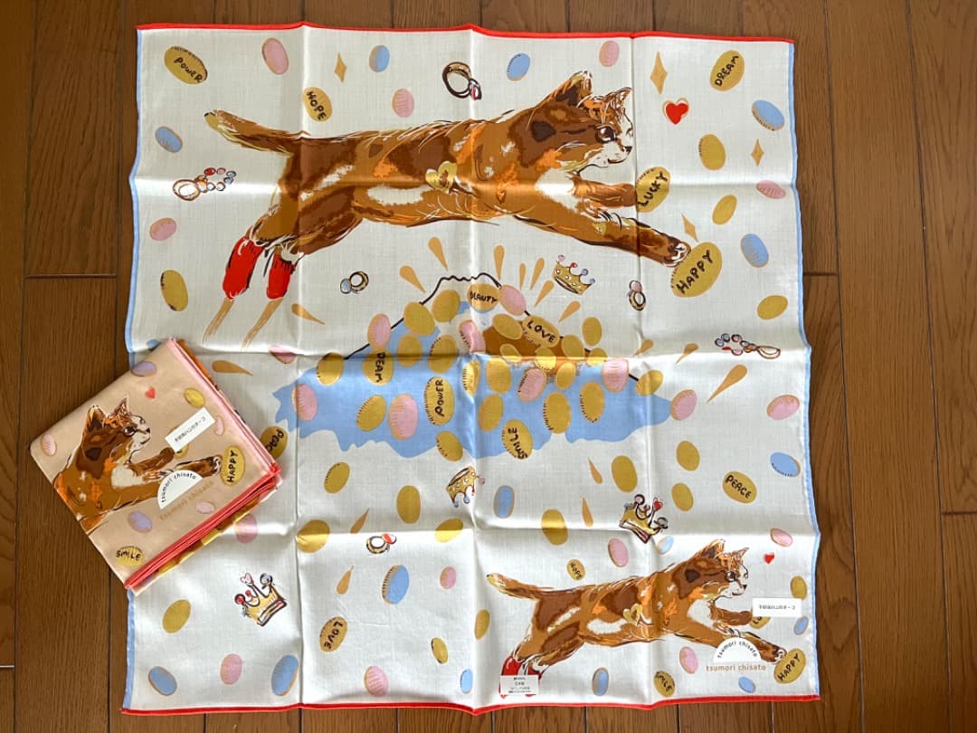 今月終了～ツモリチサトのハンカチ４枚セット　レア　入手困難　猫