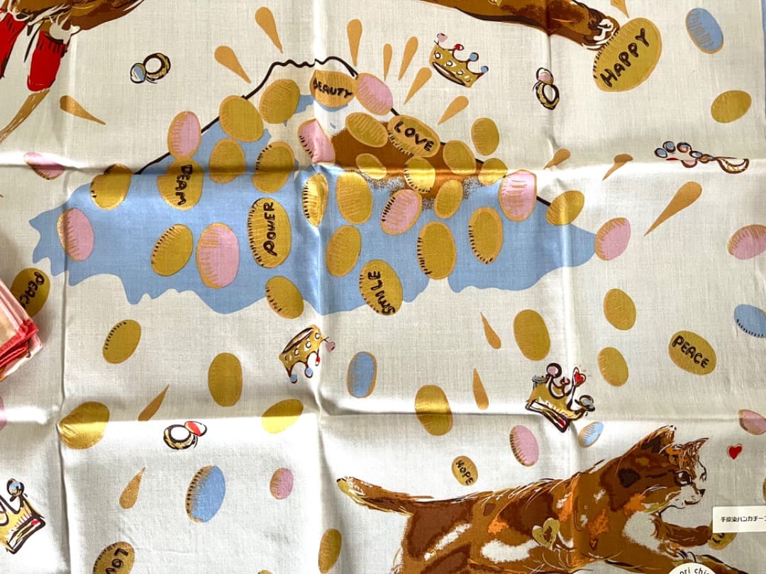 今月終了～ツモリチサトのハンカチ４枚セット　レア　入手困難　猫