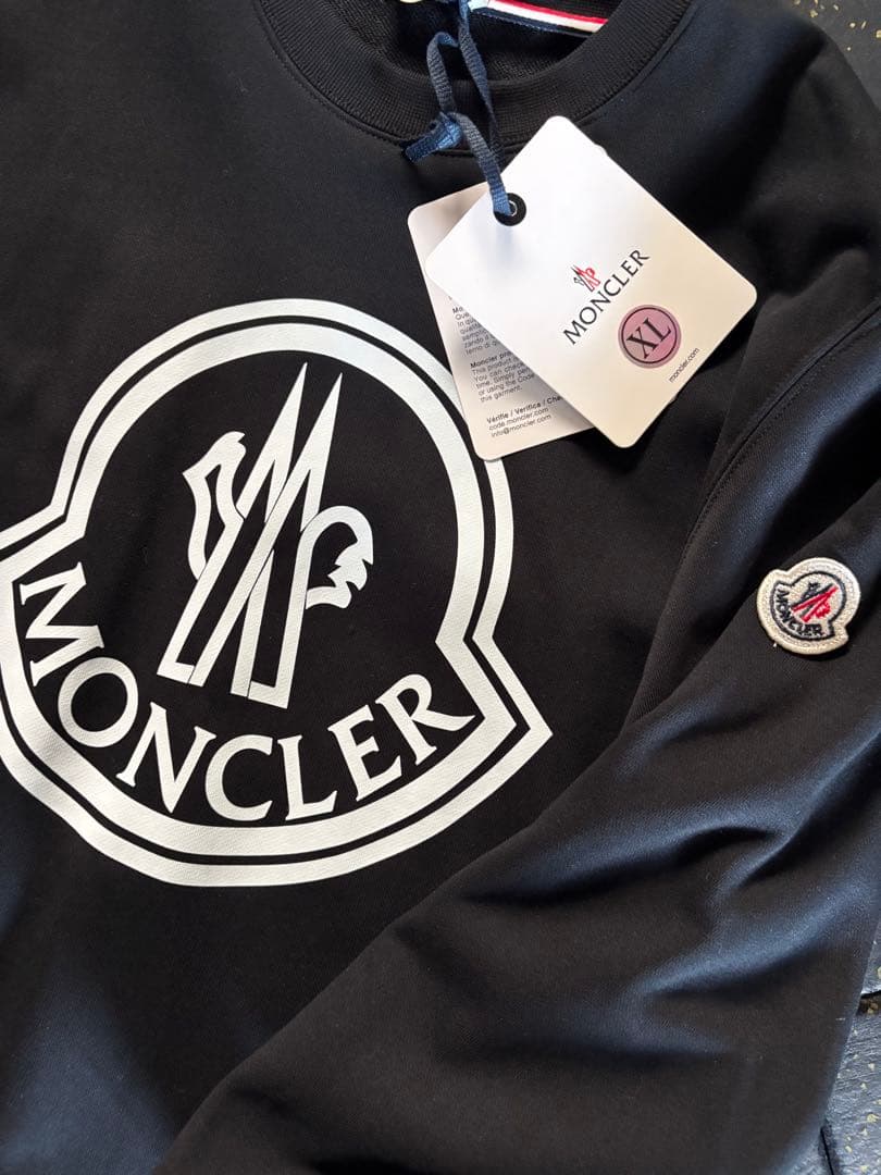 MONCLER ブラック スウェット XL