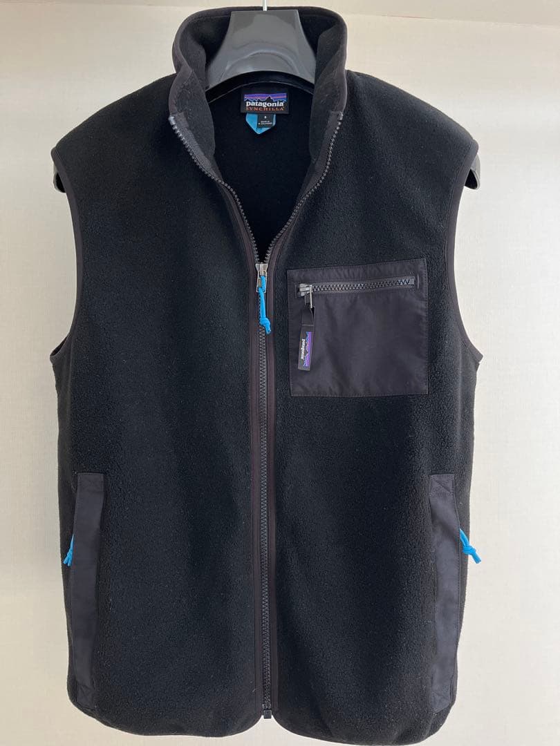 Patagonia シンチラ ベスト 23011 BLK 黒 S メンズ 美品