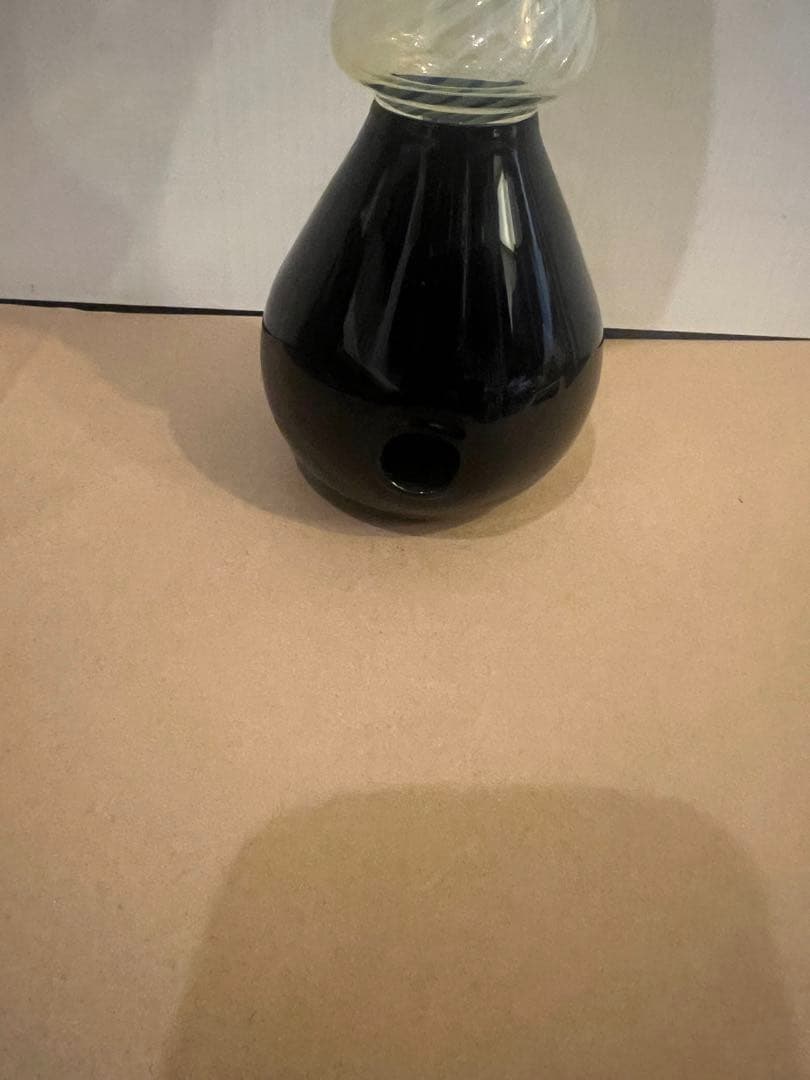 専用　スワールパターンのガラス製品　センドアップ　お香立て