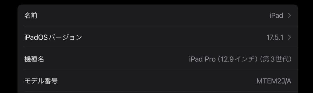 iPad Pro 12.9インチ 第3世代 + Apple Pencil第2世代
