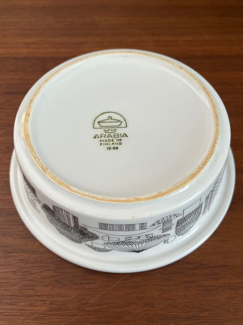 激レア☆ ARABIA Tatti ボウル　きのこ柄