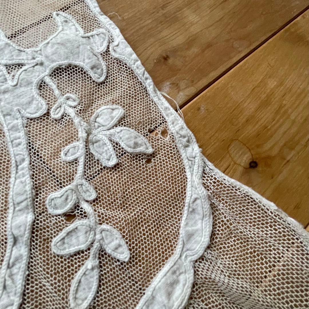 フランスアンティーク　レースカーテン