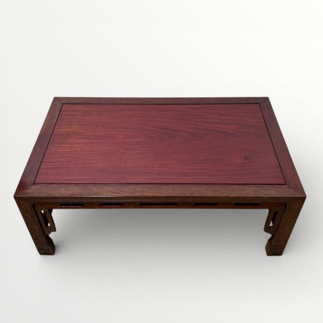 中国美術 唐物 紫檀 花梨 唐木 天然木 文机 飾り台 盆栽台 花台 香炉