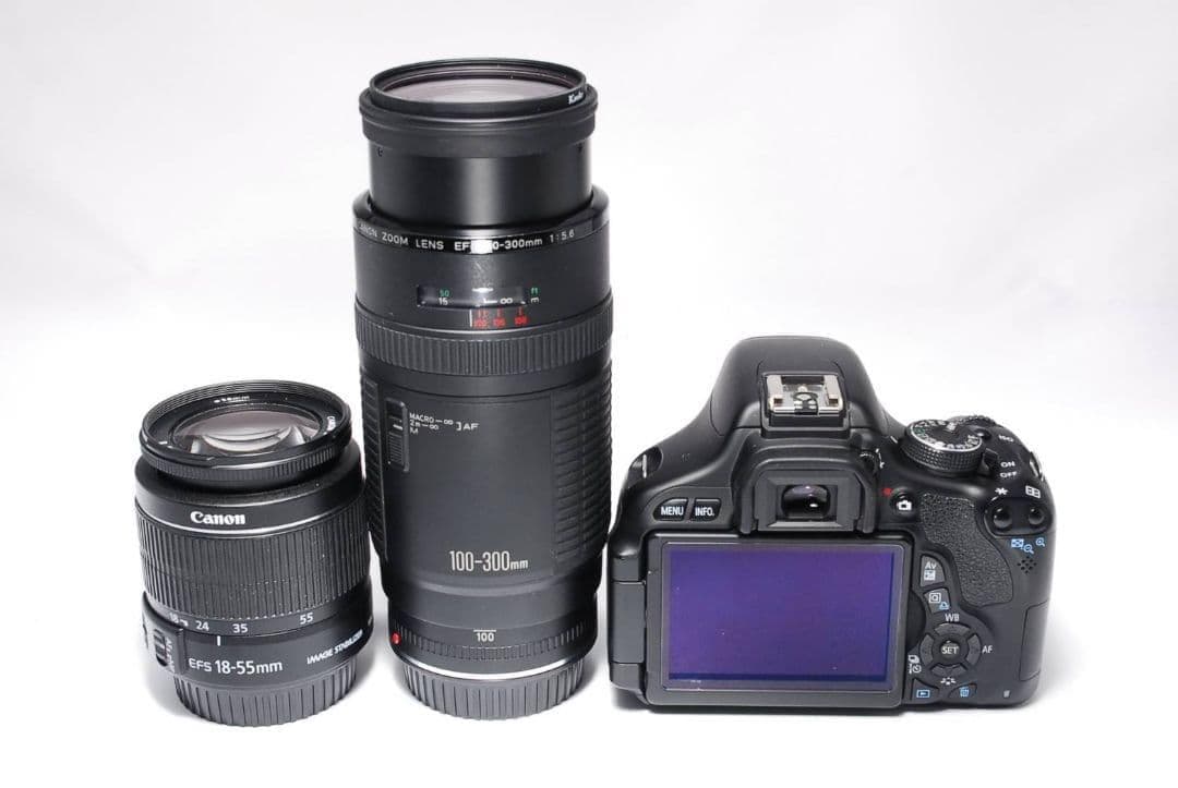 ♥買い足し不要❤️キャノン KISS X5 一眼レフカメラ 超望遠レンズ付