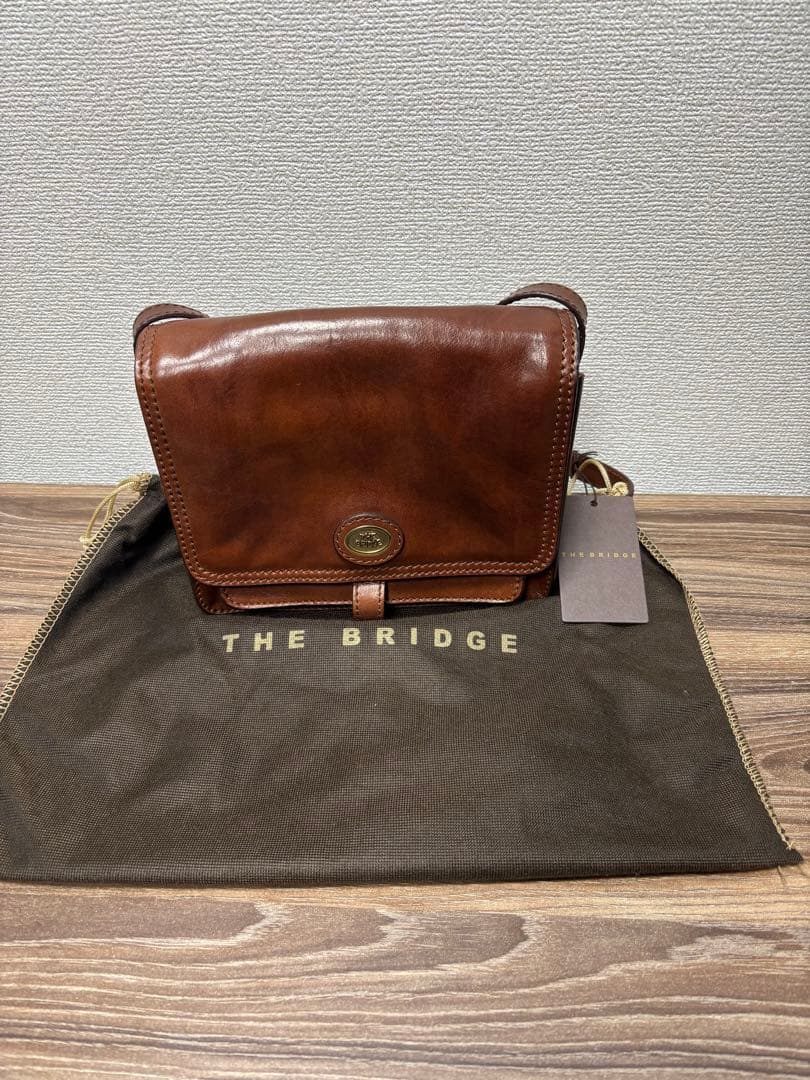 THE BRIDGE　ザ・ブリッジ　ブラウンレザー　ショルダーバック