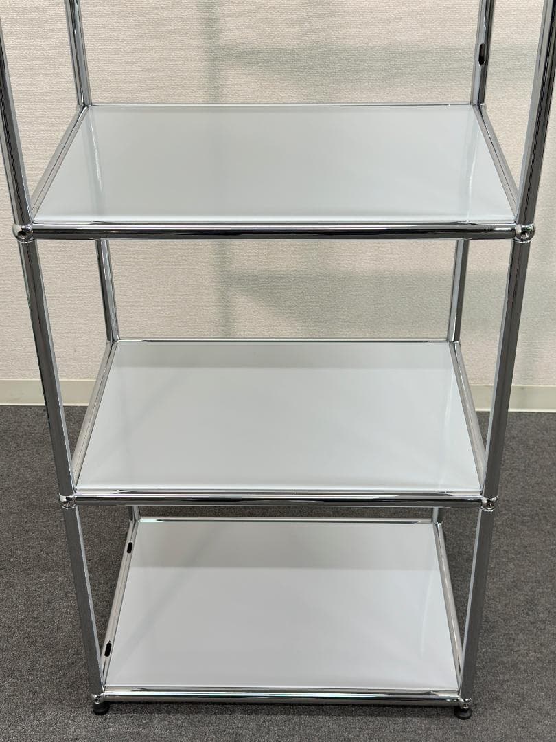 正規品■USMハラー■スリム　オープンシェルフ　1列3段　ライトグレー　シンプル