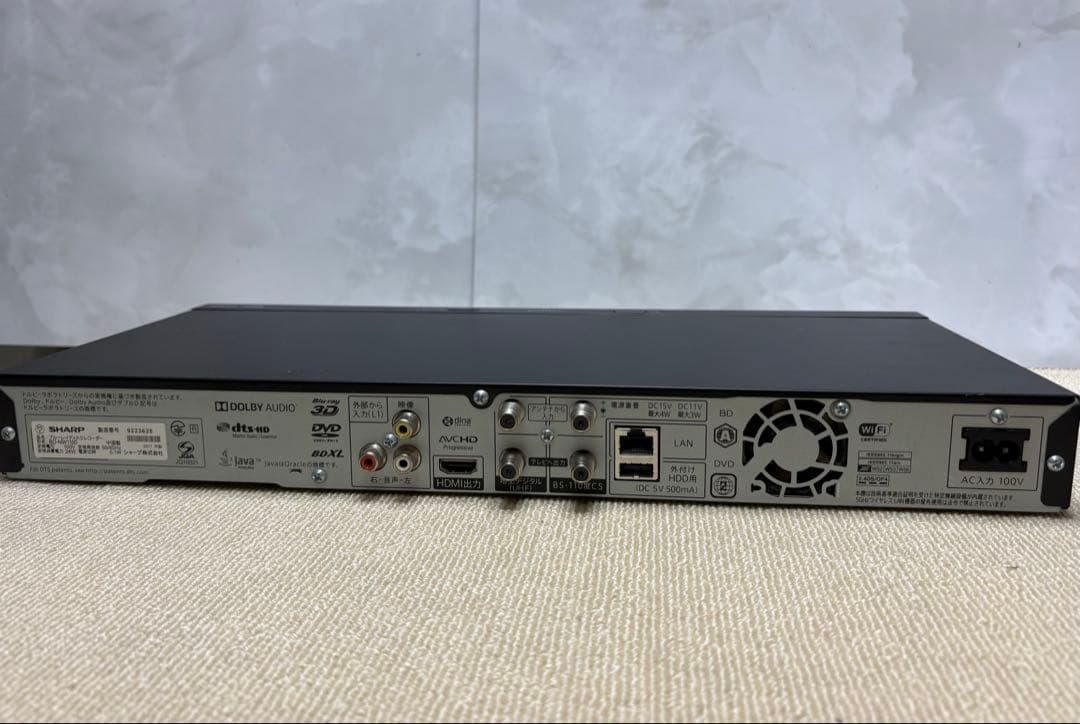 【163】SHARPブルーレイレコーダー　BD-NW1100 【本体のみ】