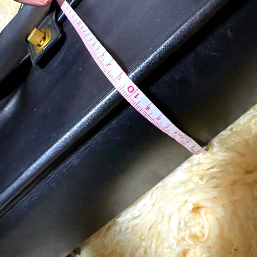 コーチold coachブラックレザービジネスバッグ　40×29×10 大きめ