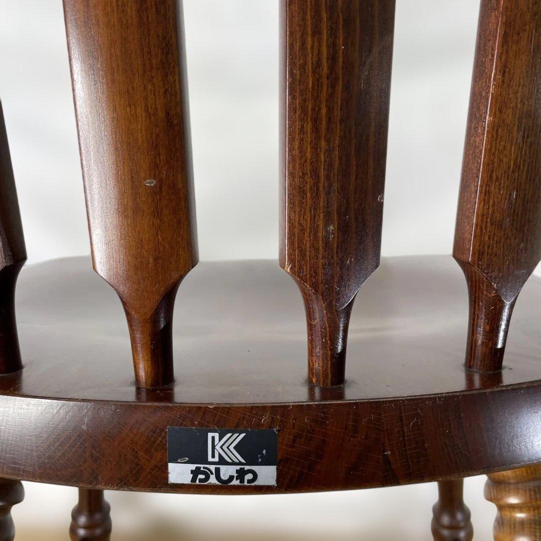 飛騨高山 柏木工 kashiwa ビンテージ レトロ　ダイニングチェア