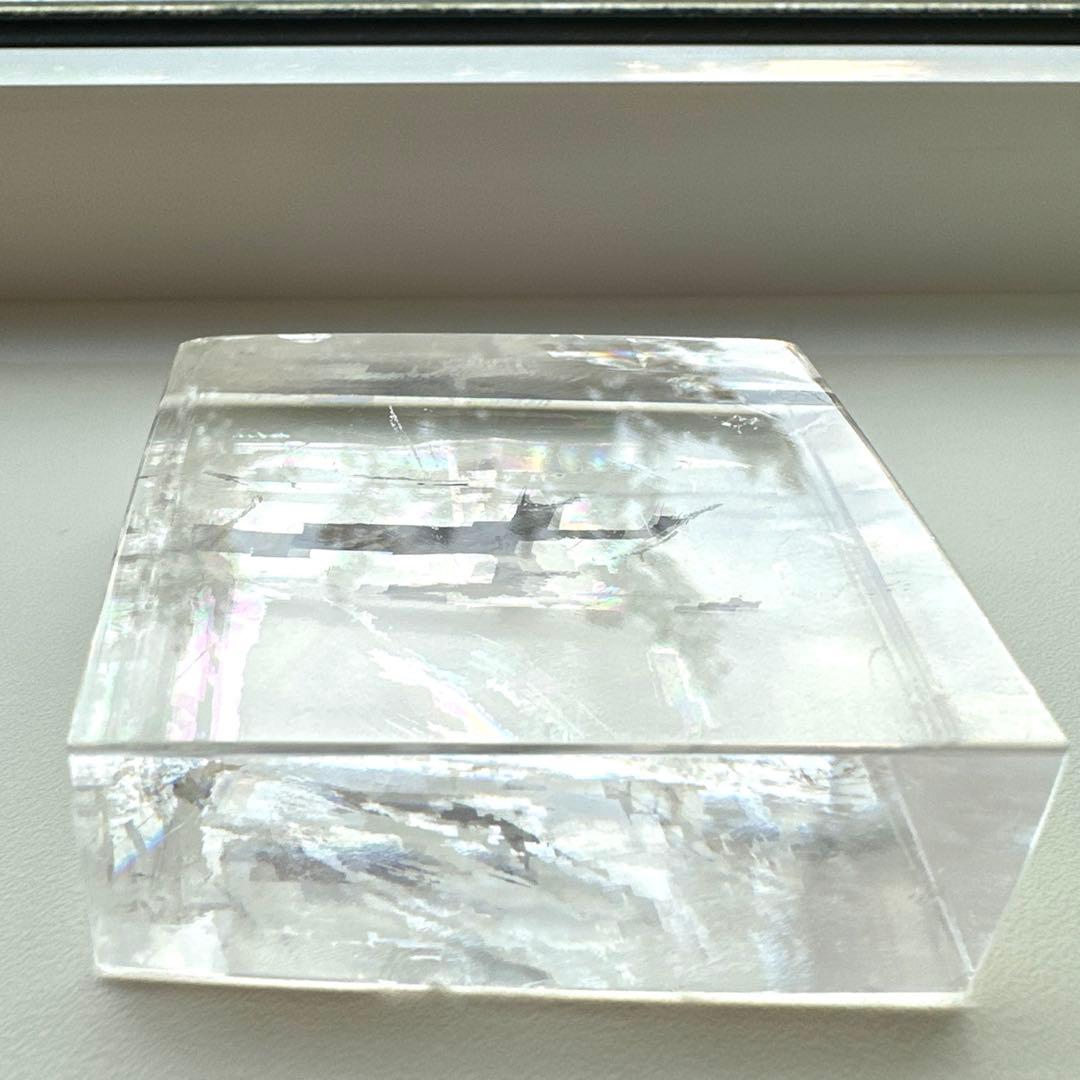 カルサイト　高品質　虹　プリズム　プリズムレインボーカルサイト