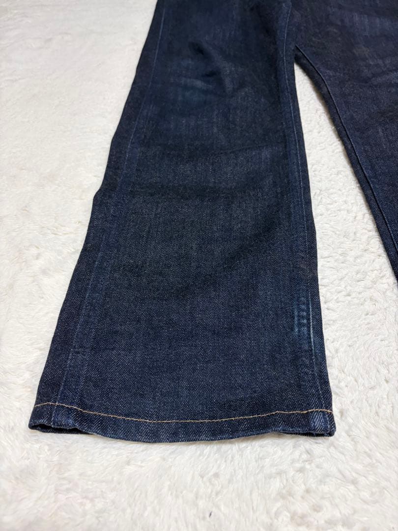 evisu×warehouse 鯛釣り　白カモメデニム　インディゴ　w36