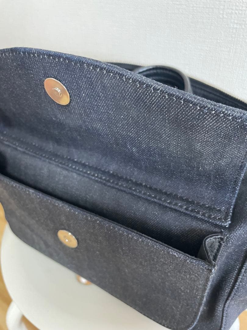 DIESEL デニム ブラック ショルダーバッグ