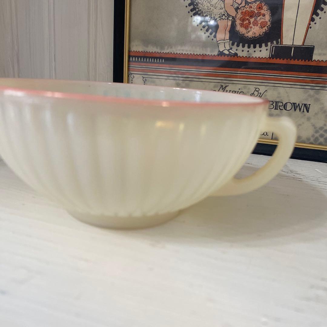 マクベスエバンス　パステルバンド　スープカップ　レア