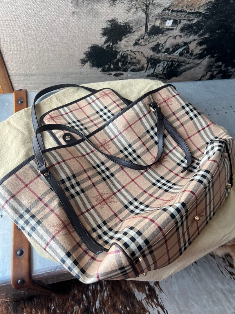 BURBERRY チェック柄 バッグ セット