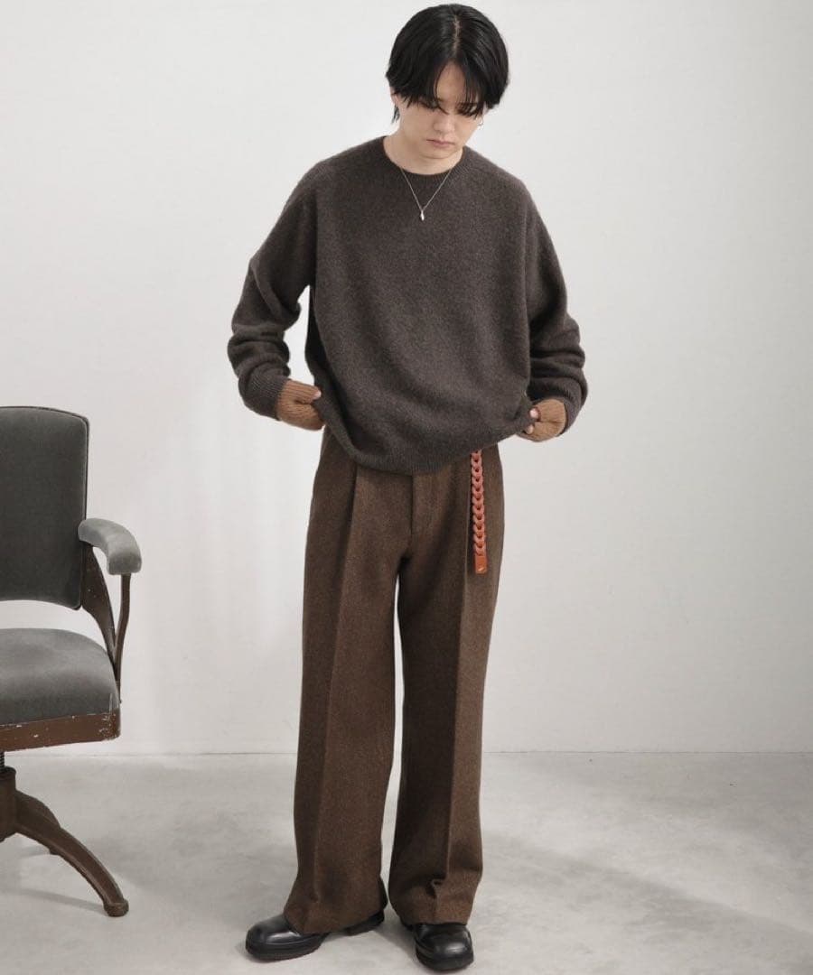 lidnm Yak Brushed Knit ニット Mサイズ