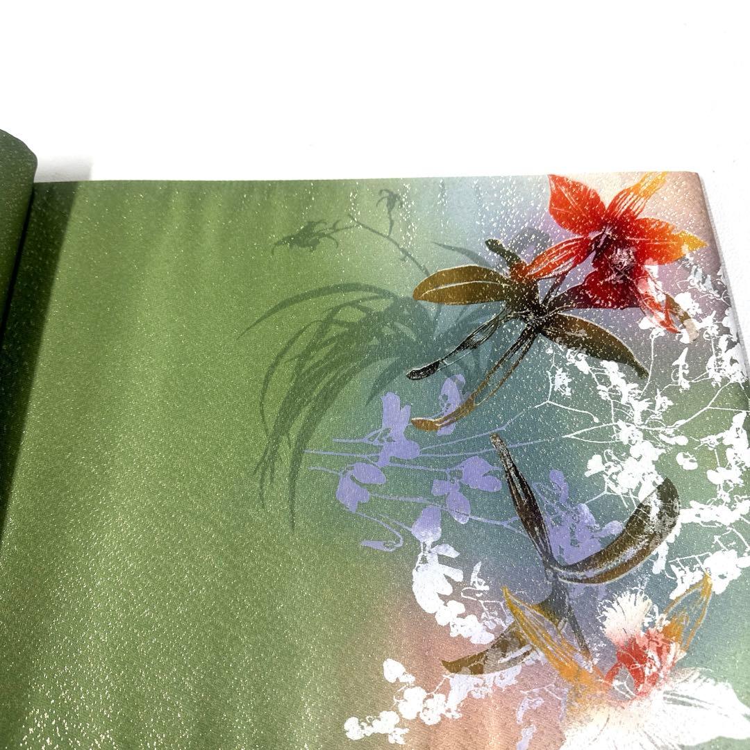 専用帯6030 ●日展作家 山本唯与志 レリーフ染 高級 正絹 袋帯