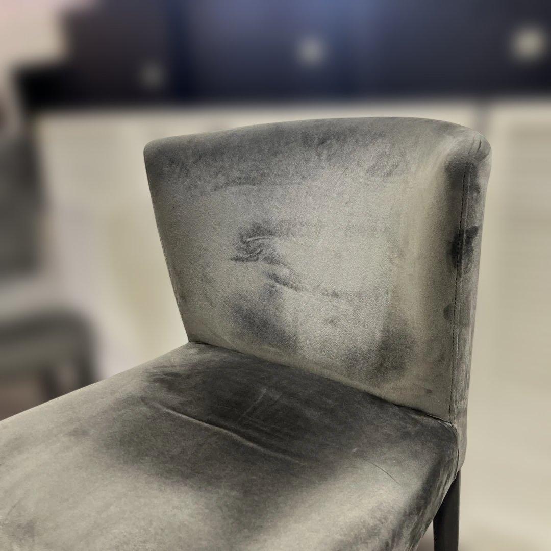 【ligne roset】ロゼチルコ◆ダイニングチェア2脚セット◇ベロア