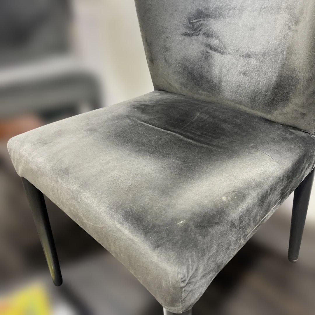 【ligne roset】ロゼチルコ◆ダイニングチェア2脚セット◇ベロア